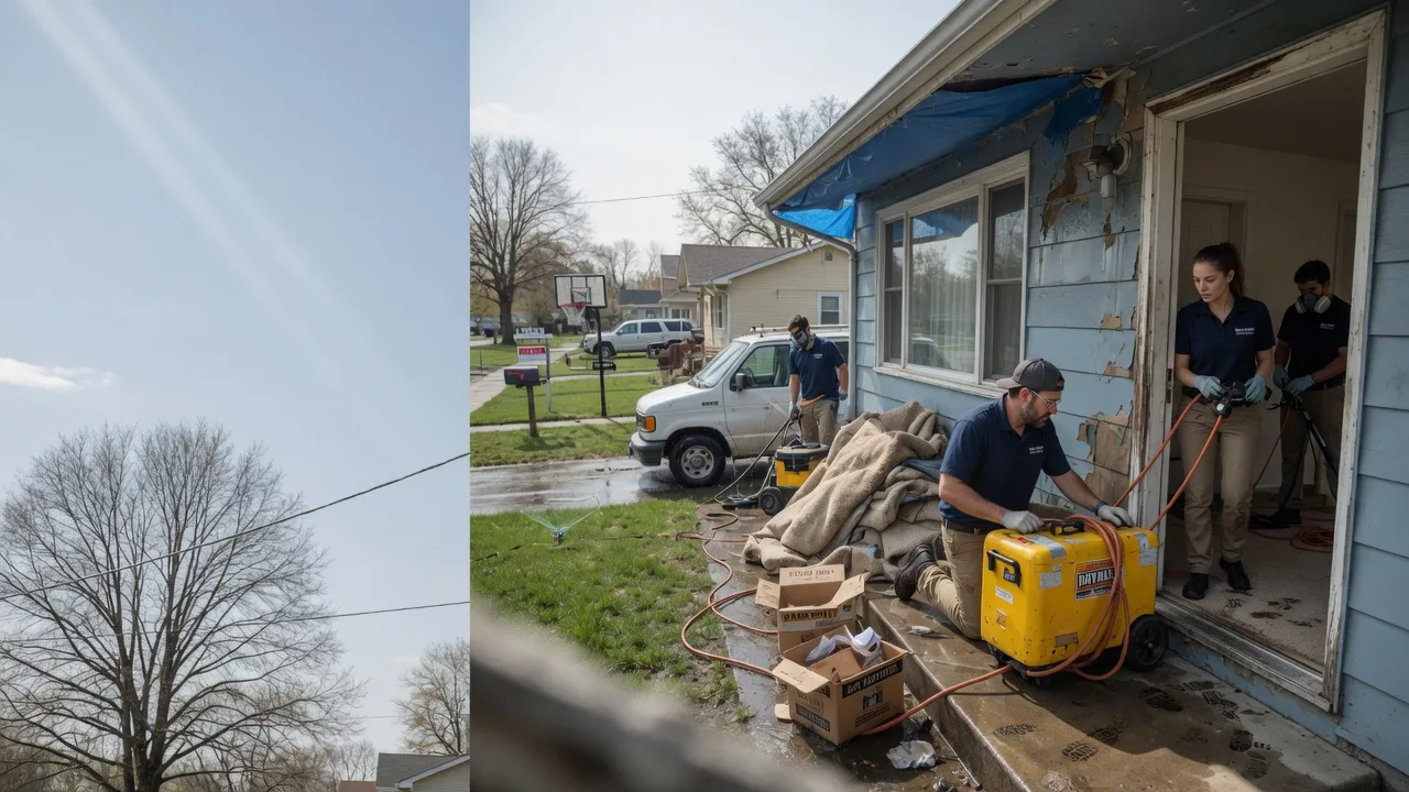 Basement Flood Cleanup in Stuart, OK near me